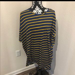 LuLaRoe Striped Irma Blouse